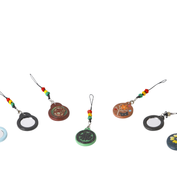 에티켓 키링거울