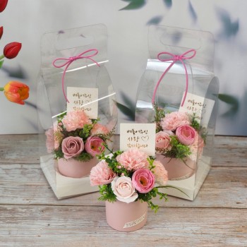카네이션 비누꽃센터피스 어버이날 스승의날 향기나는 감사선물