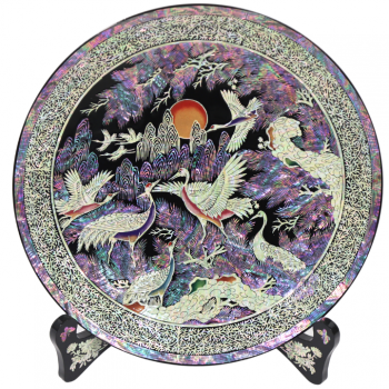 나전십장생 쟁반