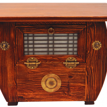 원목 부엉이 전화대